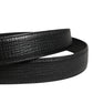 Men Black Classic Leather Metal Buckle Belt