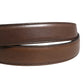 Men Brown Classic Leather Metal Buckle Belt