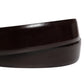 Men Black Calfskin Leather Metal Buckle Belt