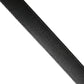 Men Black Calf Leather Logo Metal Buckle Belt