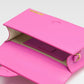 Neon Pink Leather Le Grand Bambino Handbag