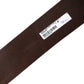 Brown Leather Wide Waist Metal Round Belt