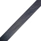 Men Blue Calf Leather Logo Metal Buckle Belt