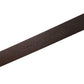 Men Brown Classic Leather Logo Buckle Belt
