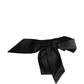 Black Silk Satin Sash Wide Waist Women Belt