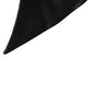 Black Silk Satin Sash Wide Waist Women Belt