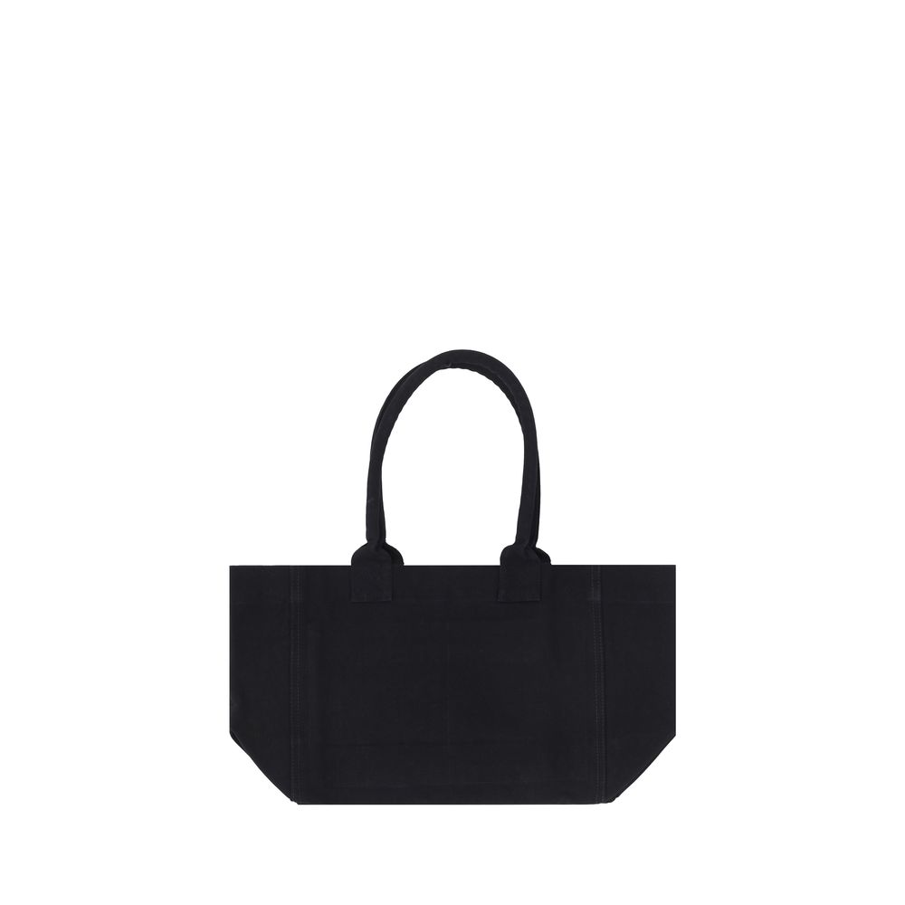 Black Cotton Shoulder Bag