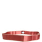Pink Silk Satin Waist Women Cintura Belt