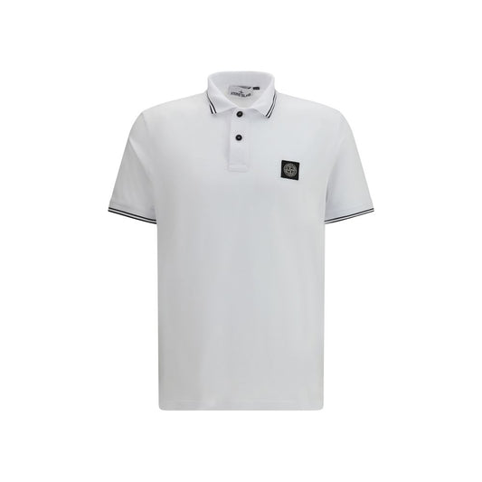 White Cotton Polo Shirt