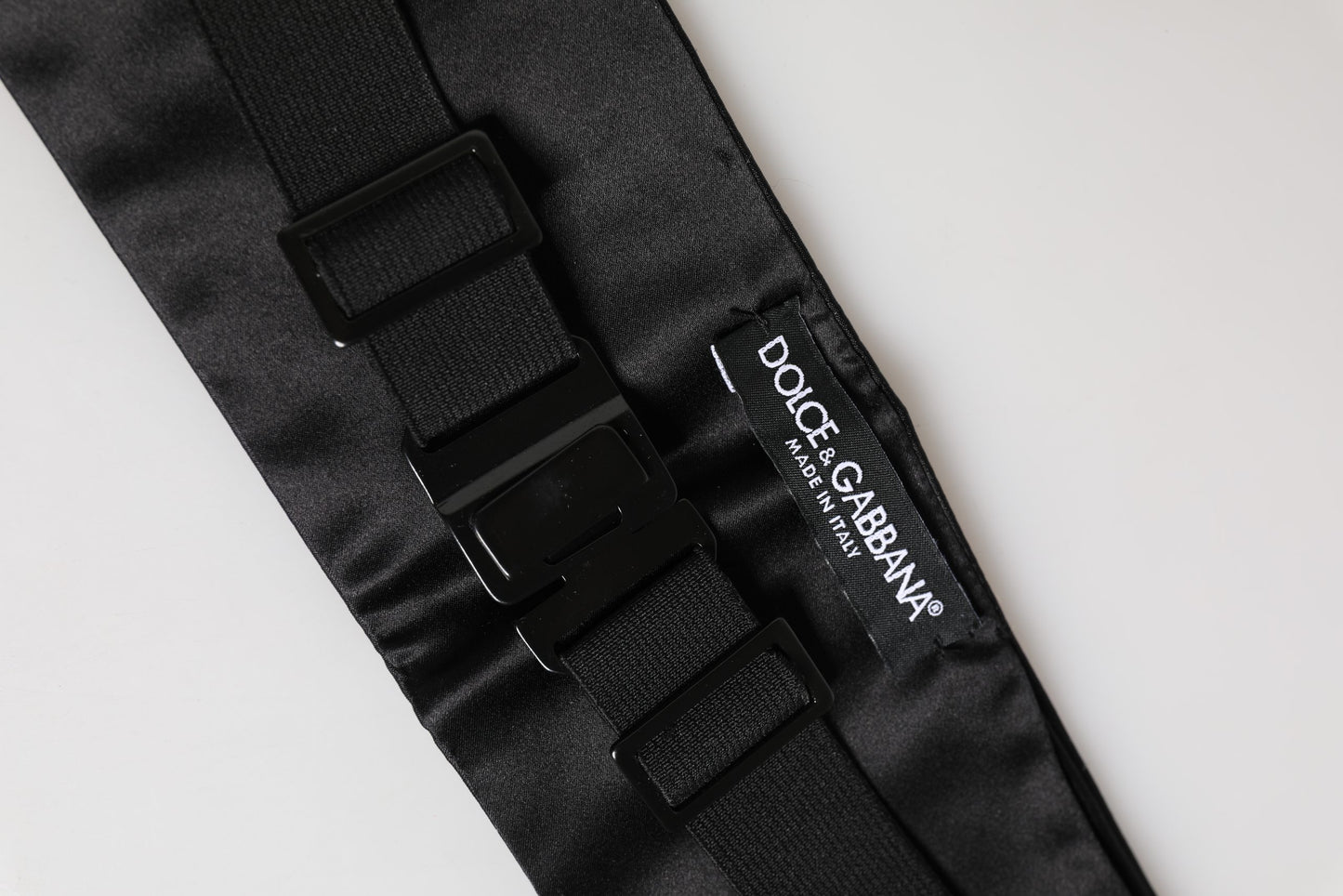 Black 100% Silk Women Wide Waist Cummerbund