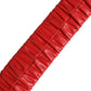 Red Leather Gold Heart Metal Buckle Belt