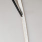 White Leather Skinny Gold Metal Buckle Belt