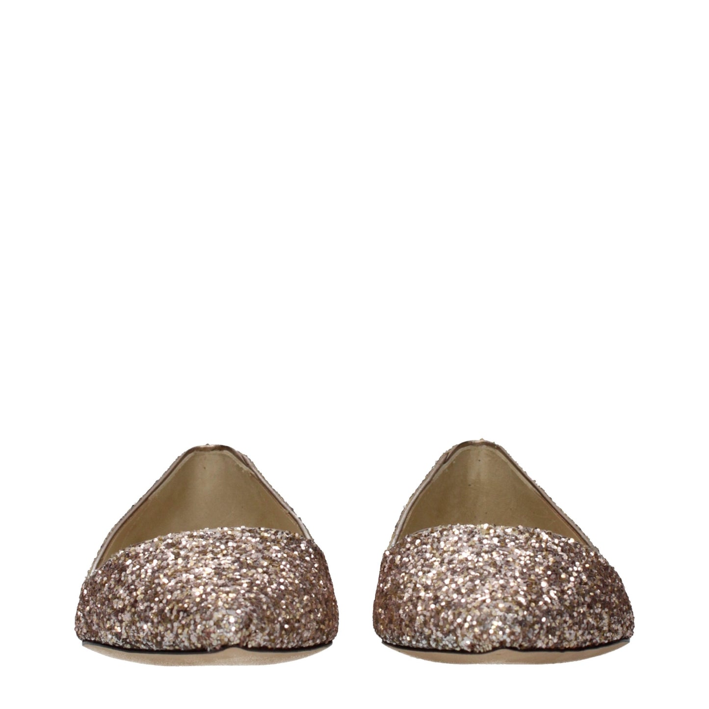 Pink Plastic Ballet Flats