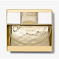 Gold Canvas Clutch Bag
