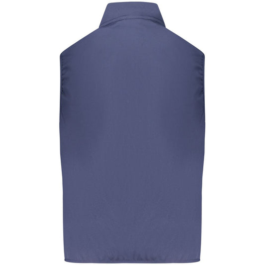 Blu Polyester Men's Vest