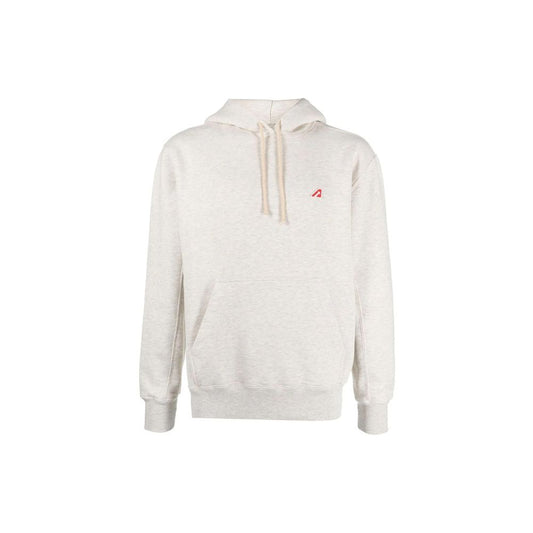 Beige Cotton Hoodie