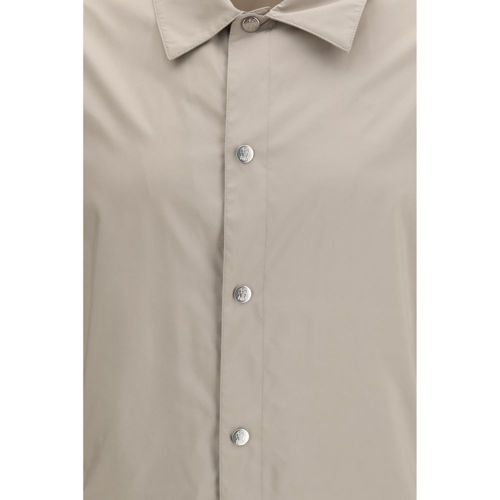 Beige Polyester Coat