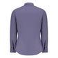 Blue Cotton Men Shirt