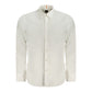 White Cotton Men Shirt