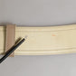 Beige Leather Logo Wide Waist Women Square Buckle Belt