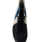 Multicolor Leather Mid Top Sneakers Shoes