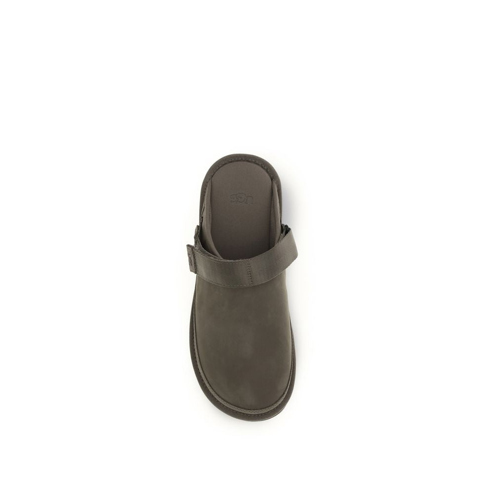 Brown Calf Leather Bos Taurus Mules