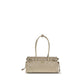 Beige Calf Leather Bos Taurus Shoulder Bag