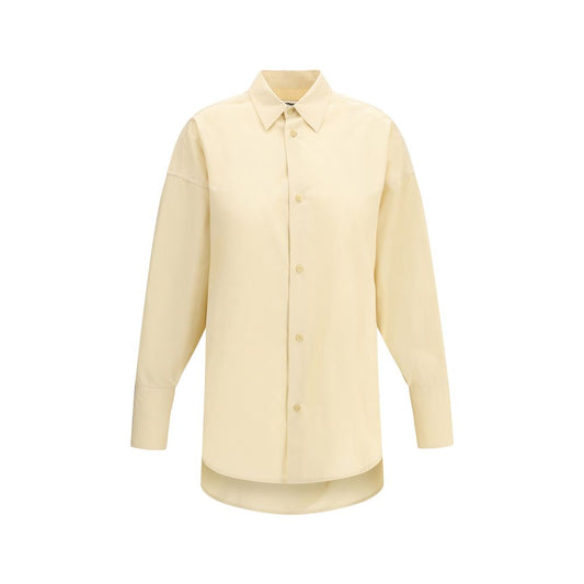 Beige Cotton Dress Shirt