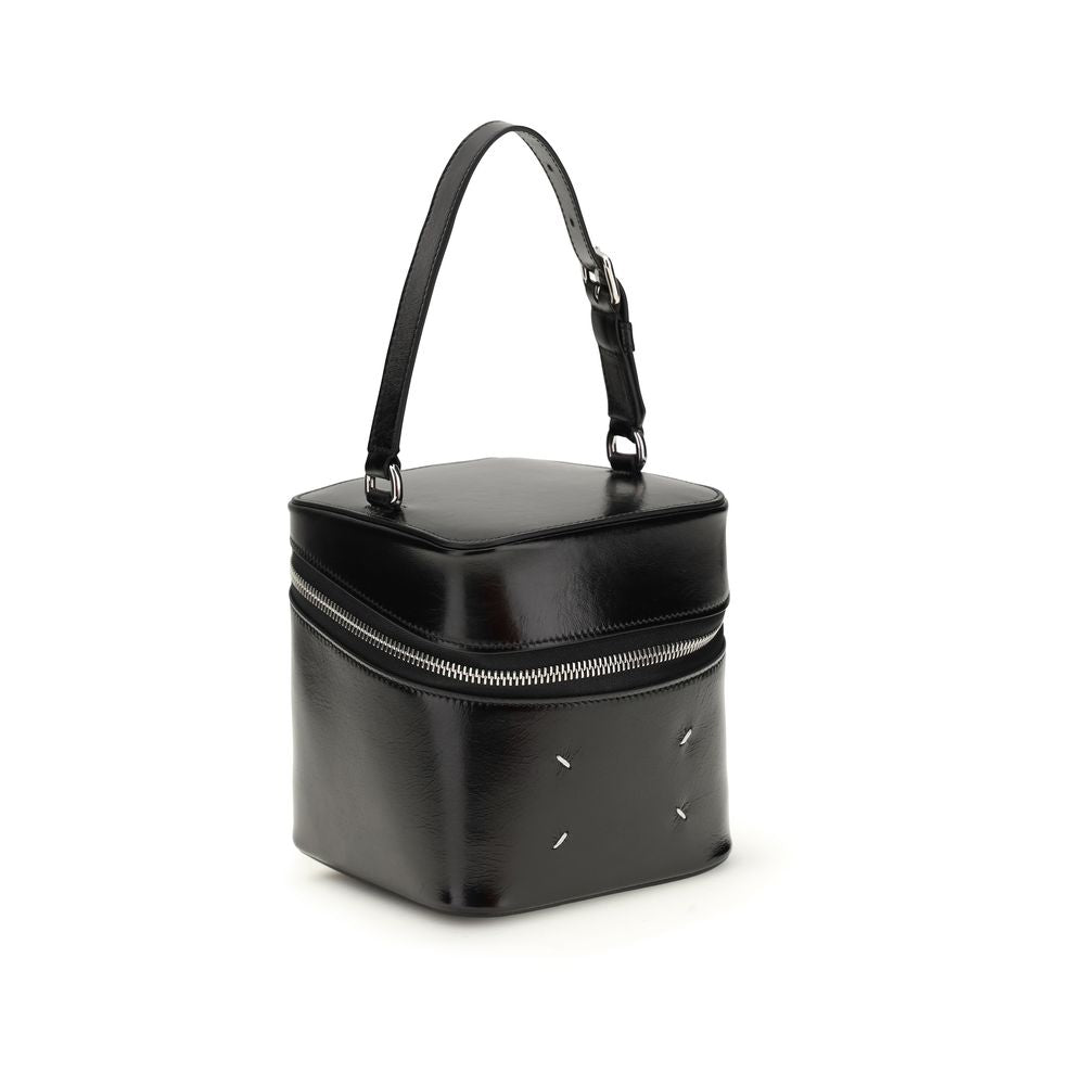 Black Calf Leather Bos Taurus Backet Bag