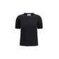 Black Viscose T-Shirt