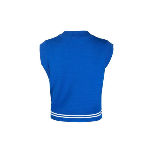 Blue Nylon Waistcoat