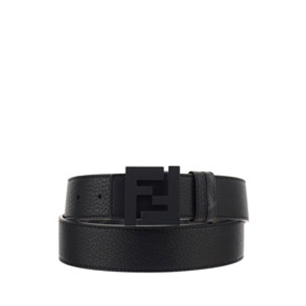 Black Leather Regular Belt