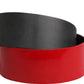 Red Wide Waist Silver Metal Buckle Belt