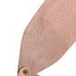 Light Pink Leather Wide Waist Round Buckle Belt