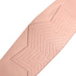 Light Pink Leather Wide Waist Round Buckle Belt