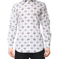 White GOLD Crown Cotton Dress Formal Shirt