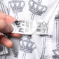White GOLD Crown Cotton Dress Formal Shirt