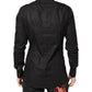 Black GOLD Cotton Collared Formal Dress Shirt