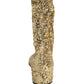 Gold Sequined Short Boots Stretch Shoes
