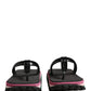 Multicolor Rubber Chunky Flip Flop Shoes