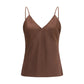 Brown Acetate Top