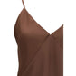 Brown Acetate Top