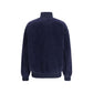 Blue Polyamide Full-Length Jacket