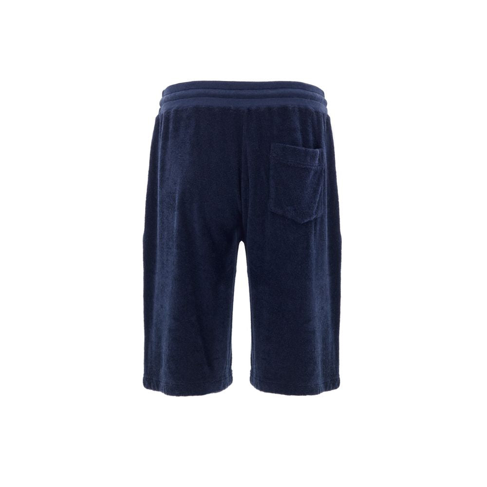 Blue Cotton Shorts