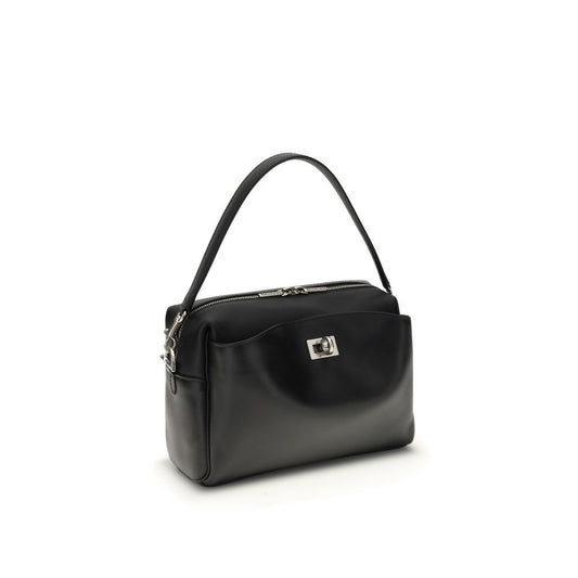 Black Calf Leather Bos Taurus Shoulder Bag