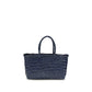 Blue Buffalo Leather Handbag