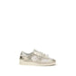 Gold Calf Leather Bos Taurus Low Top Sneakers