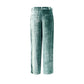 Bicolor Cotton Casual Pants