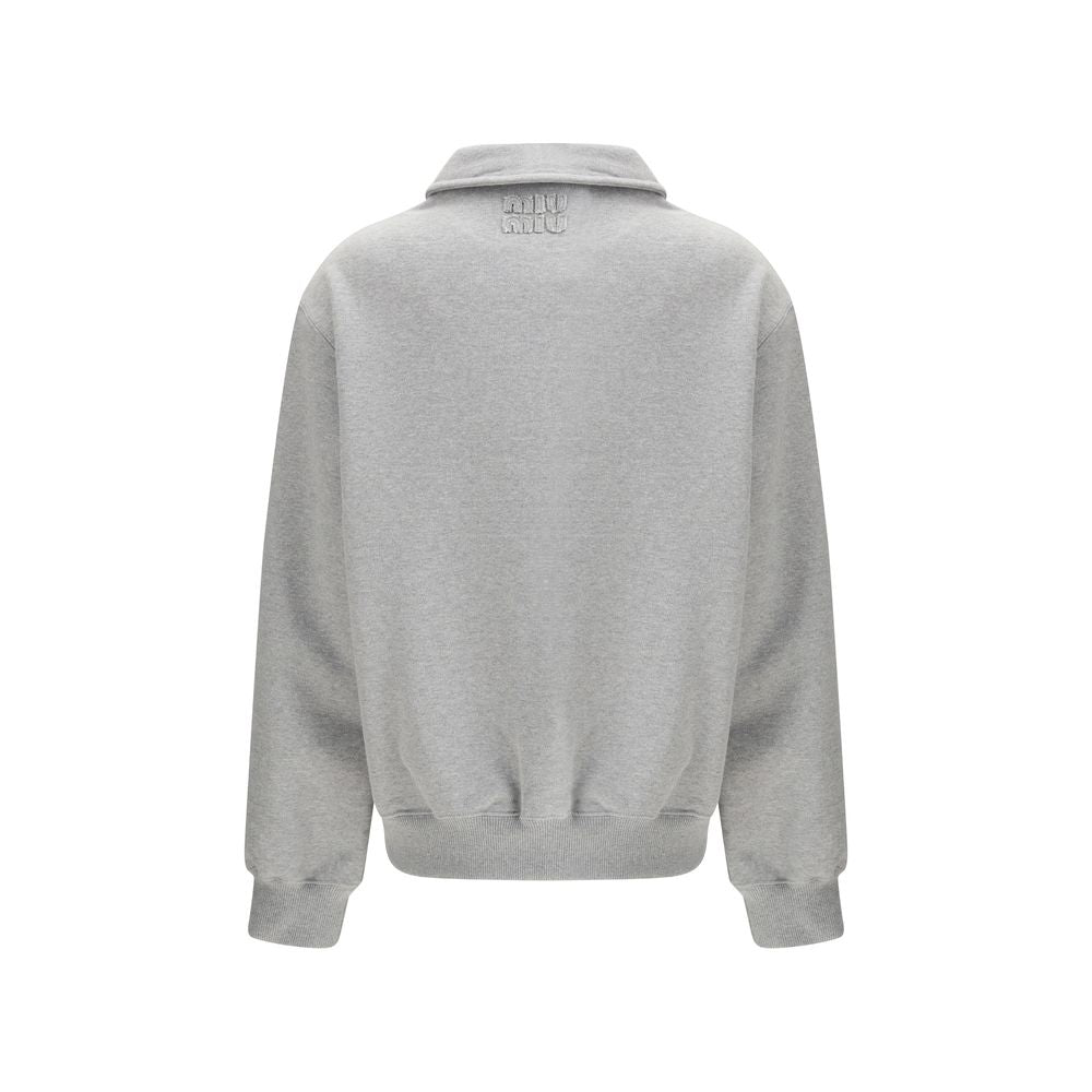 Gray Cotton Sweatshirt