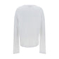 White Cotton Sweatshirt